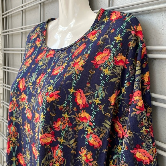 LLR 🌹Rose & Floral Printed Irma Tunic Top-0045 - Picture 2 of 11